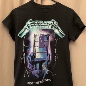 Metallica Ride the Lightning shirt